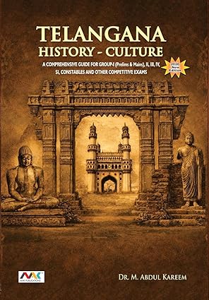 MAK PUBLICATIONS KAREEM SIR TELANGANA HISTORY CULTURE (T/M)